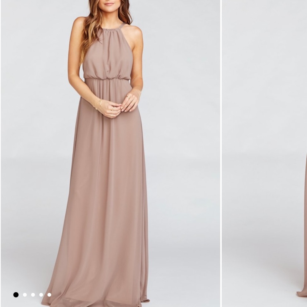 Beige Bridesmaid dress